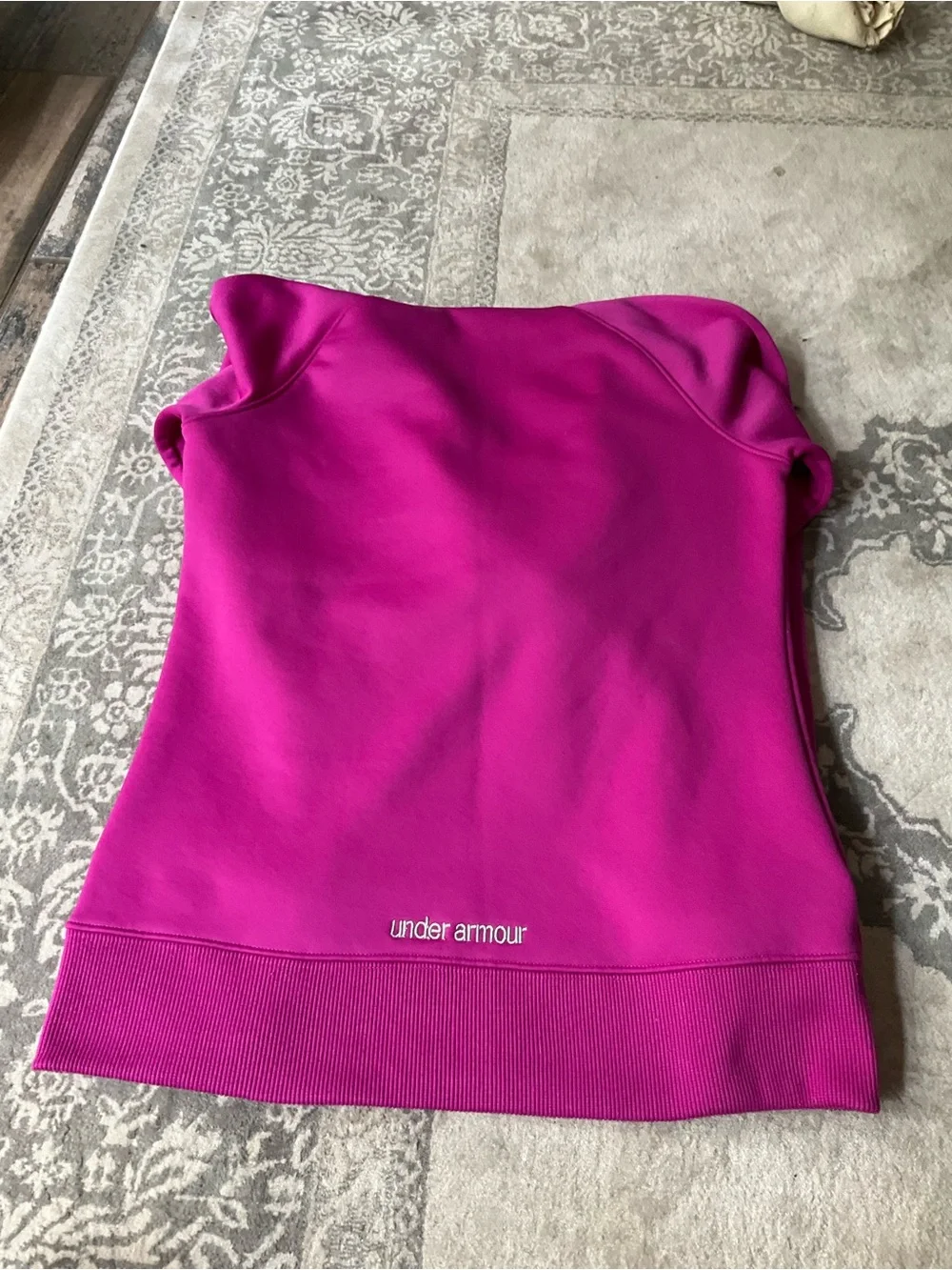 Under Armour Bright Fuchsia Full-Zip Hoodie Cold Gear - Picture 5 of 5